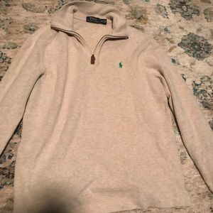 Polo quarter zip pullover.